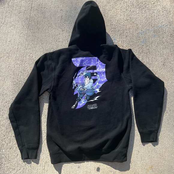 Primitive x Naruto Sasuke Dirty P Black Hoodie - Picture 5 of 7